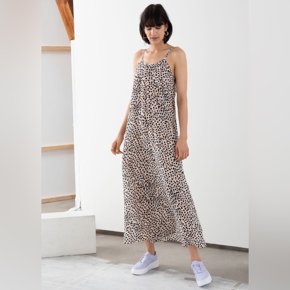 Anthropologie Dresses & Skirts - & Other Stories Gathered Leopard Maxi Dress